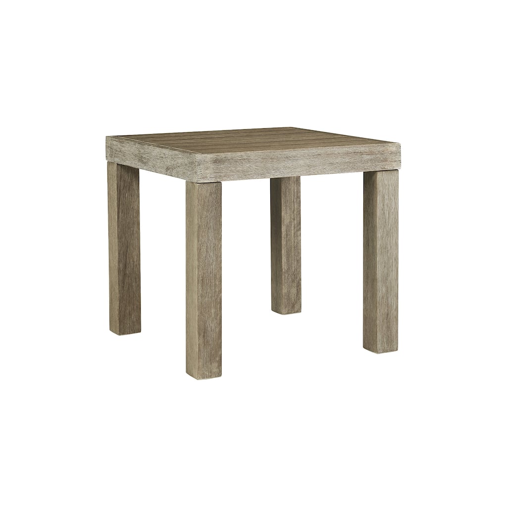 Silo Point Brown Square End Table