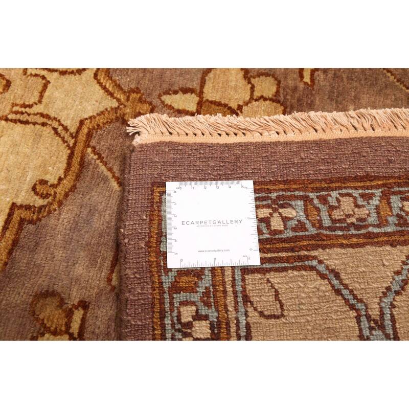 ECARPETGALLERY Hand-knotted Opulence Brown Wool Rug - 8'1 x 10'8