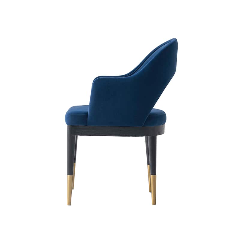 Manhattan Comfort Modern Carrington Velvet Dining Armchair