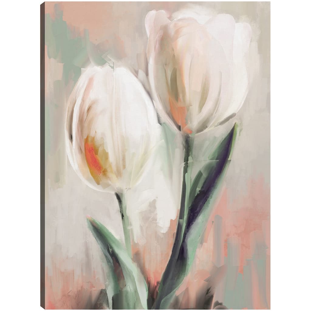 Tulip Duets I By Studio Arts Canvas Art Print