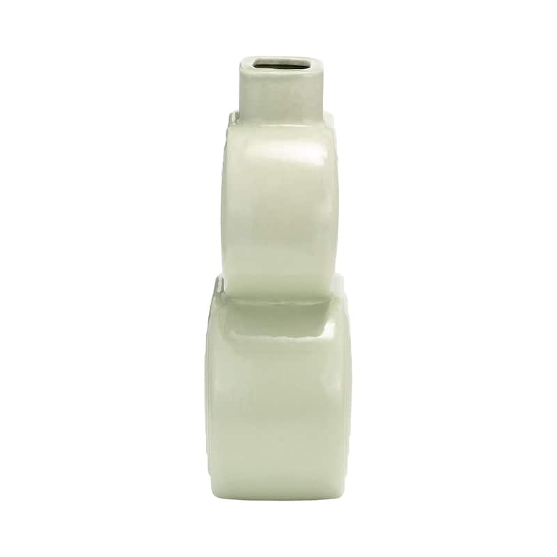 Sagebrook Home Stacked Circle Vase