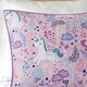 preview thumbnail 14 of 16, Intelligent Design Kids Ella Unicorn Reversible Cotton Quilt Set with Throw Pillows