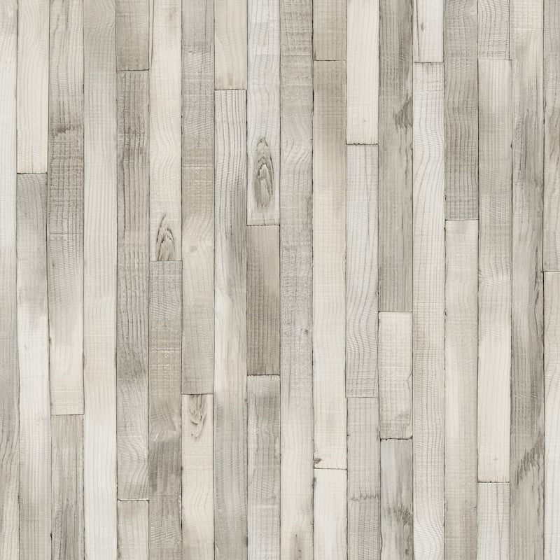 Galerie Wallcoverings Woods and Wicker Collection Wood Plank Effect Matte Finish Vinyl on Non-woven Wallpaper Roll - Grey