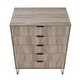 preview thumbnail 53 of 125, Manhattan Comfort 2-Piece Dumbo Modern Multi Drawer Dresser Set