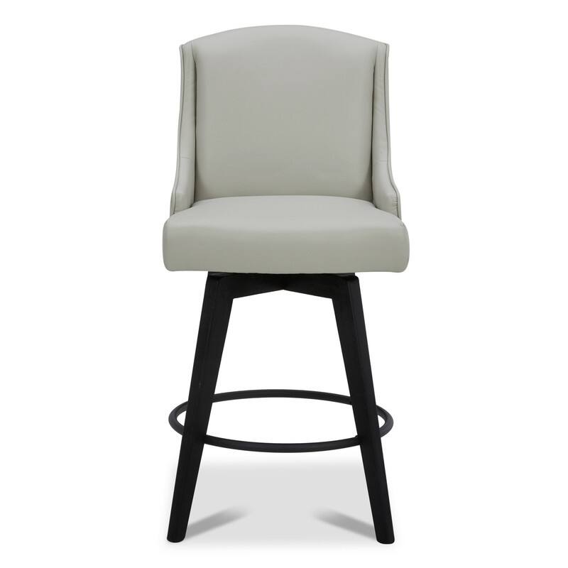 Spruce & Spring Jayden Upholstered Counter Height Swivel Barstool Set