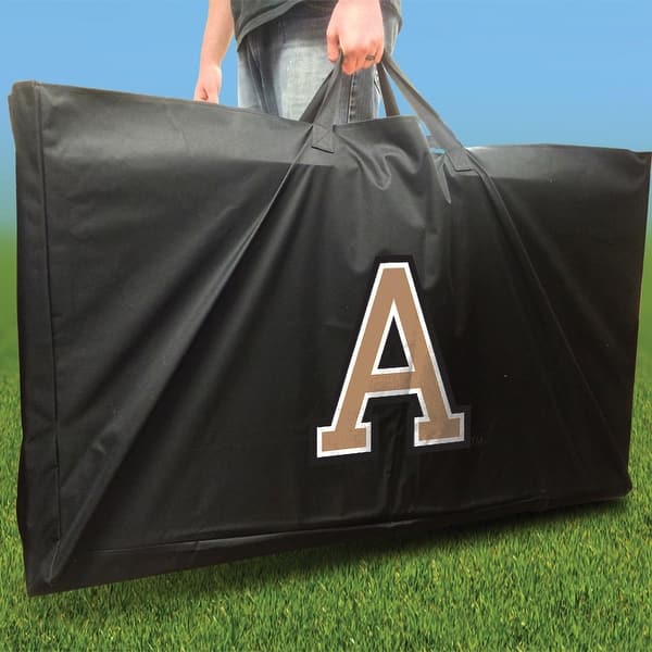 Army Black Knights Distressed Football Field Cornhole Set with Bags