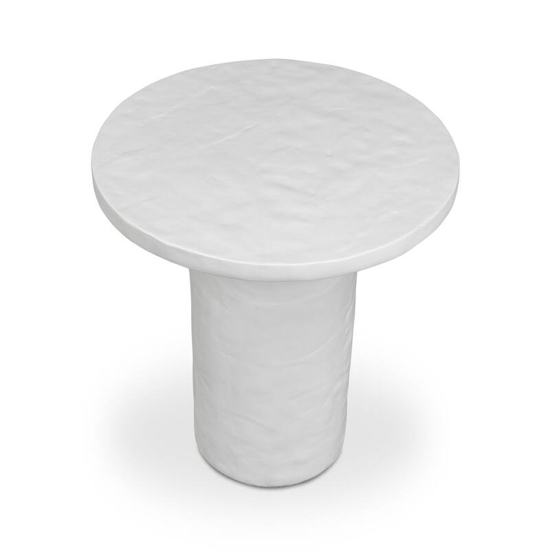 Poly & Bark Selenit Hand-Crafted Reinforced Cement Side Table