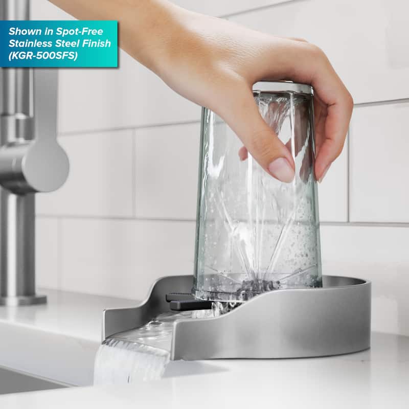 KRAUS CleanMate Glass Rinser for Kitchen Sink