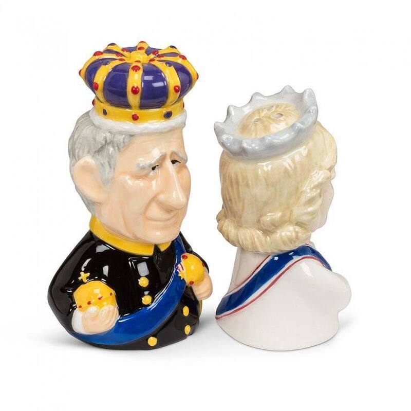 King & Consort Salt & Pepper Shaker - Multi - 2 Piece