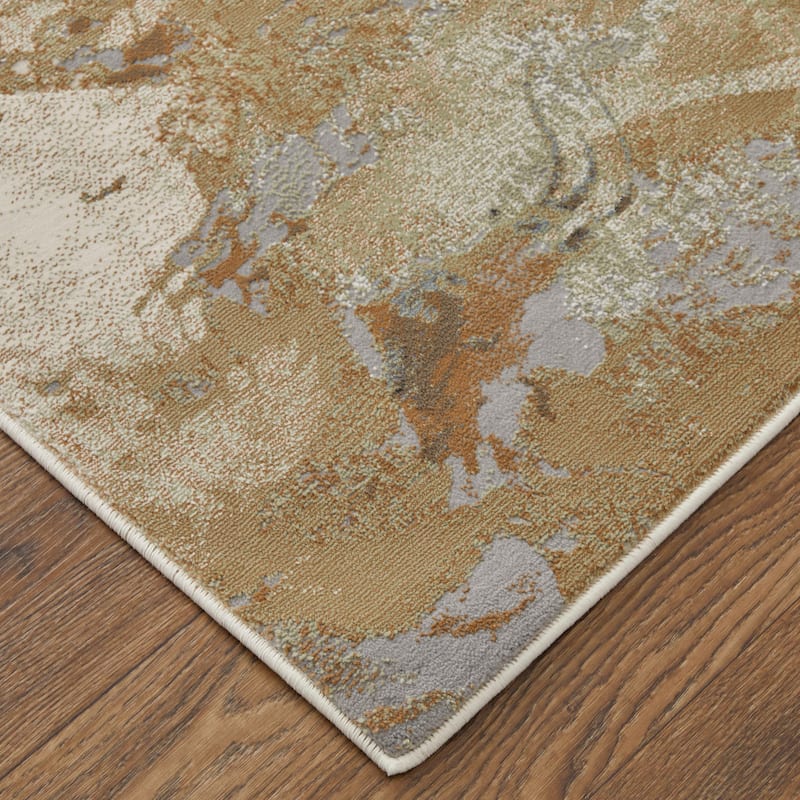 Grand Bazaar Takara Machine Made Abstract Modern Area Rug