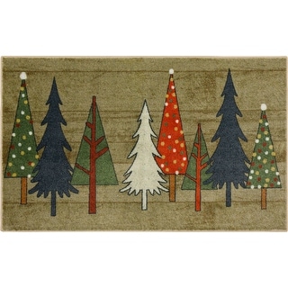 Mohawk Home Holiday Forest Red Area Rug 24X40 Mohawk Home Holiday Forest Red Area Rug 24X40