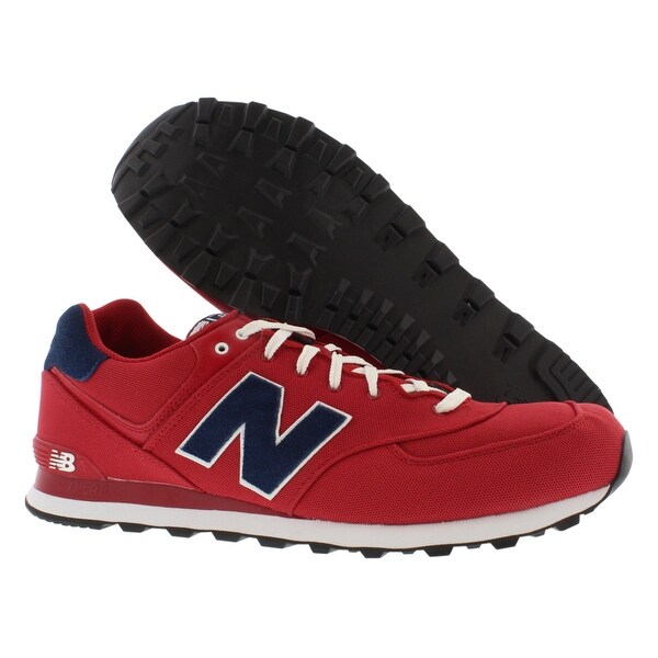 new balance 574 pique polo red