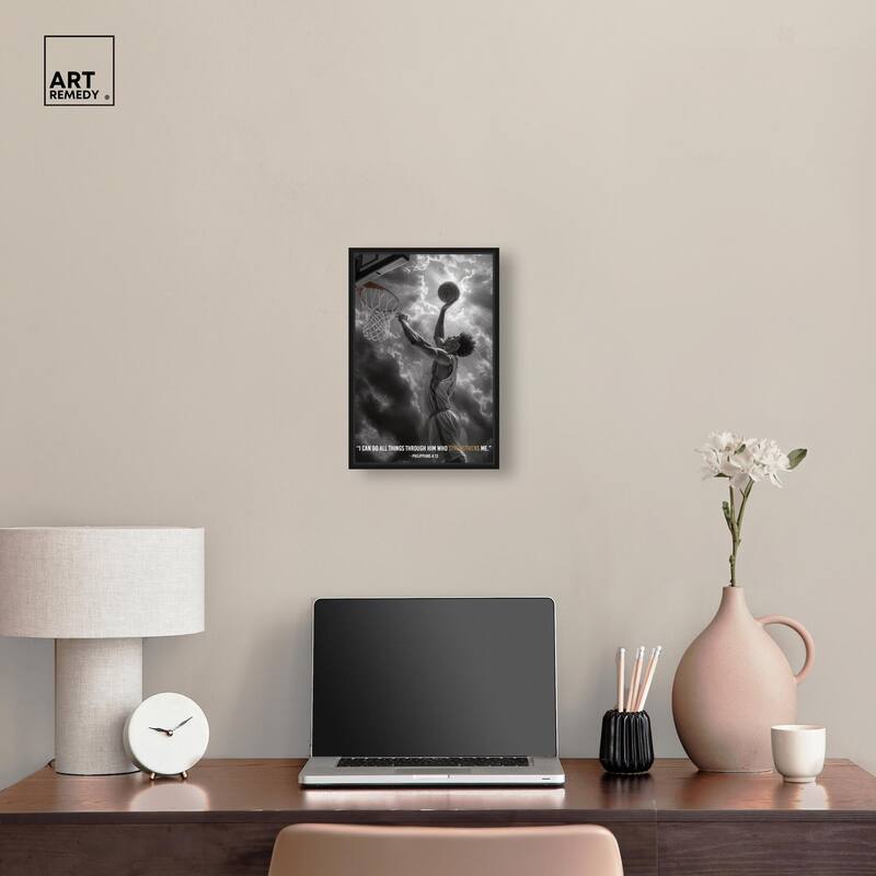 Strengthen Me Canvas by Art Remedy