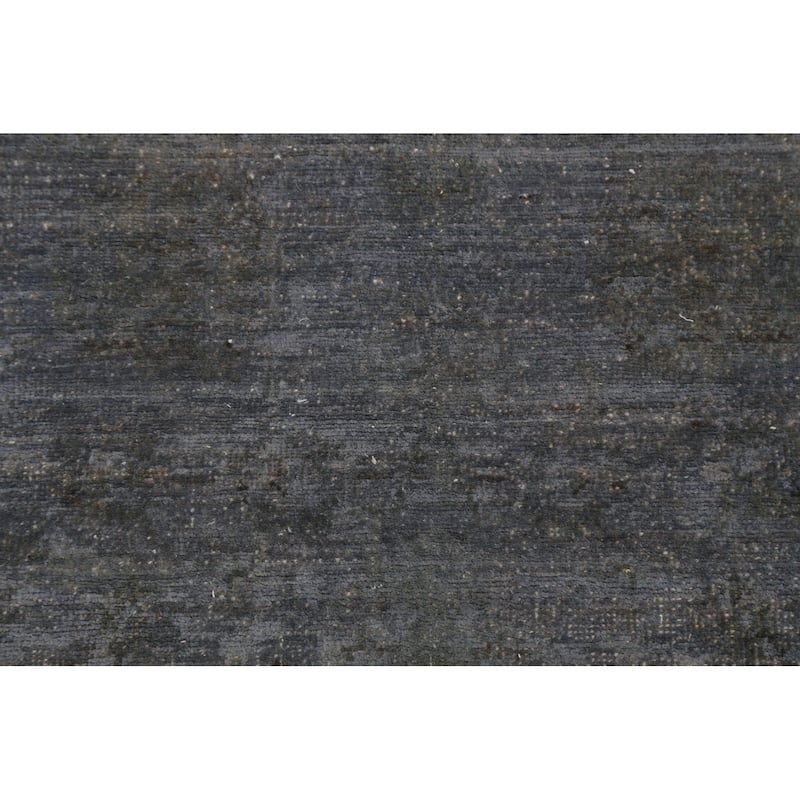 Contemporary Gabbeh Kashkoli Wool Area Rug Hand-knotted Office Carpet - 3'4" x 4'11"