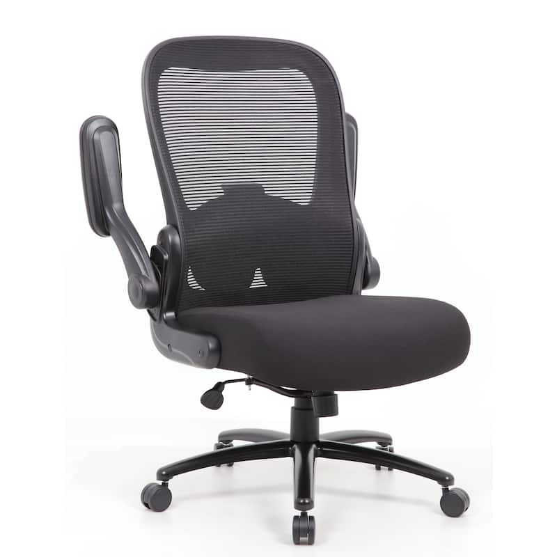 Boss Heavy Duty Flip Arm Mesh Task Chair