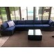 Kinbor 7-piece Patio Furniture Set All Weather Outdoor Furniture Sectional Sofa w/ Cushions