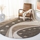 preview thumbnail 10 of 54, SAFAVIEH Florida Shag Jayati Abstract 1.2-inch Thick Rug