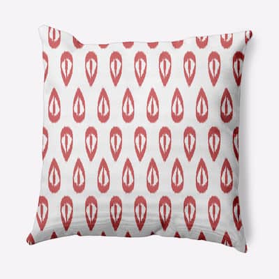 Ikat Tears Indoor/Outdoor Throw Pillow