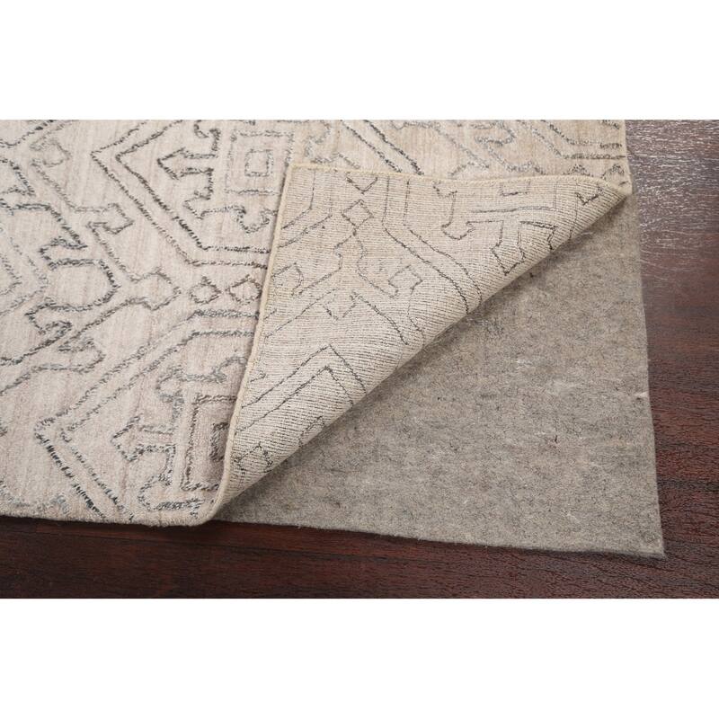 Geometric Oriental Gabbeh Area Rug Wool Handmade Modern Carpet - 5'0" x 7'10"