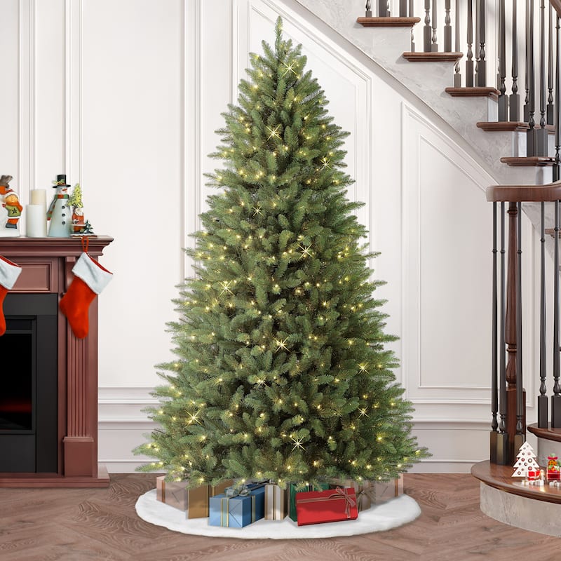 Puleo International 7.5 ft. Slim Fraser Fir Christmas Tree - 7.5 Foot - Green