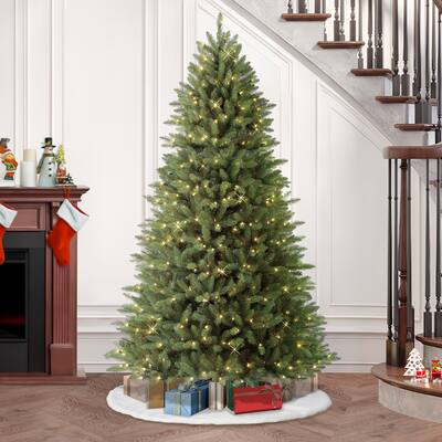 Puleo International 7.5 ft. Slim Fraser Fir Christmas Tree