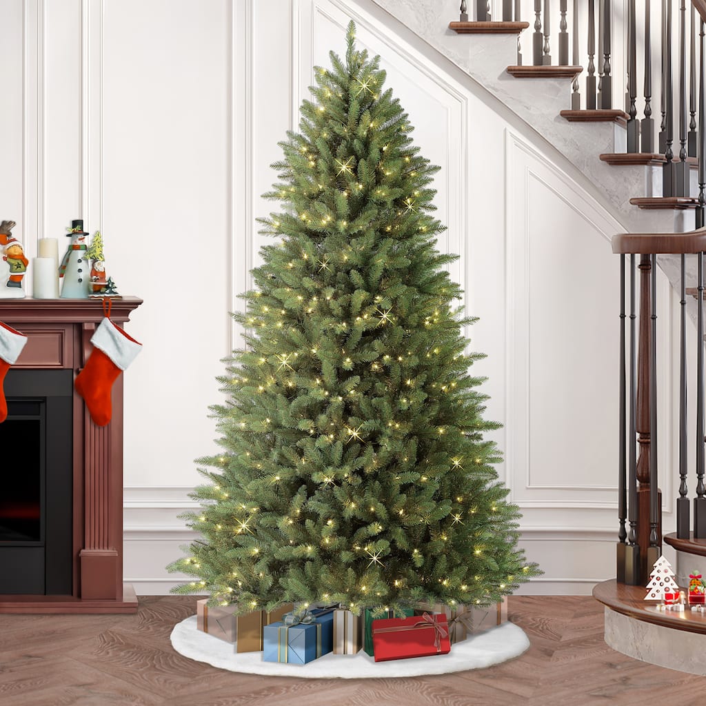 Puleo International 7.5 ft. Slim Fraser Fir Christmas Tree