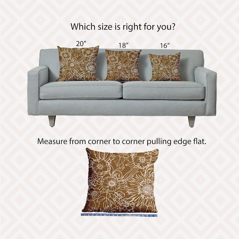 Zentangle Decorative Indoor Pillow