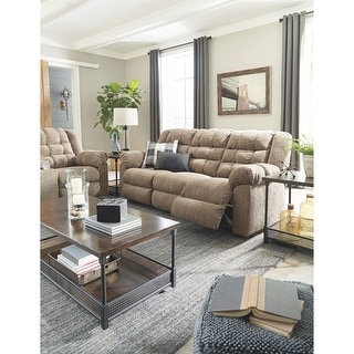 Workhorse Contemporary Reclining Sofa Cocoa