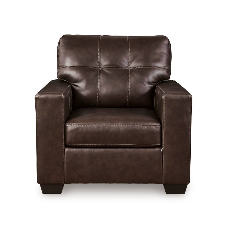 Roundhill Furniture Holmes Leather Upholstered Lounge Chair