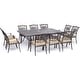 preview thumbnail 4 of 16, Hanover Traditions 11-Piece Dining Set in Tan with Ten Stationary Dining Chairs and an Extra-Long Dining Table