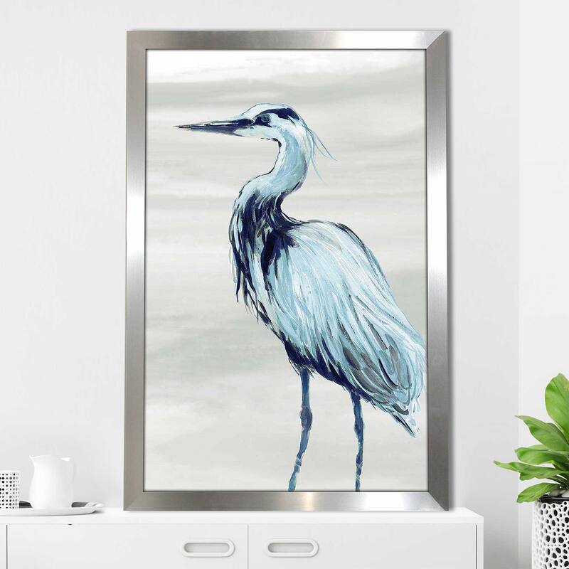 "By the Sea Crane II" by Carol Robinson Print on Acrylic