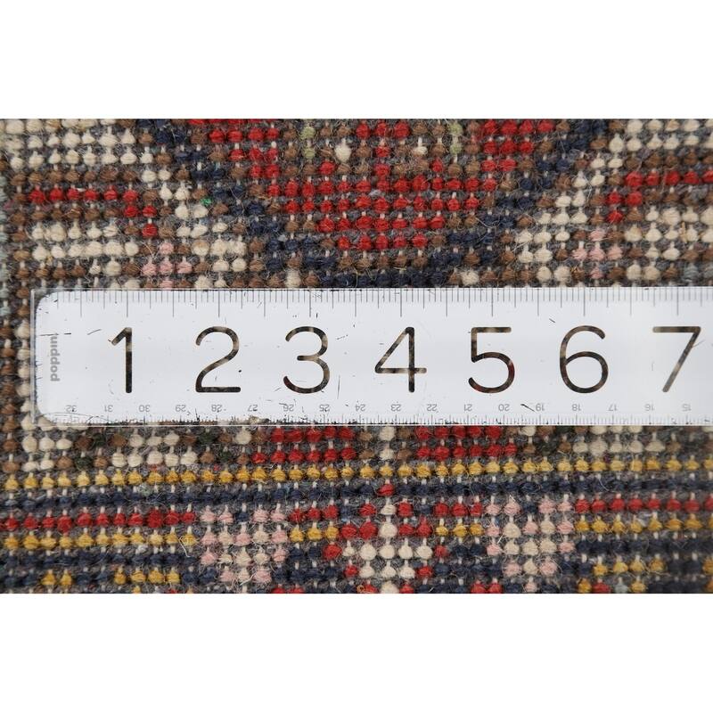 Geometric Heriz Serapi Accent Rug Handmade Traditional Wool Carpet - 2'0" x 3'0"