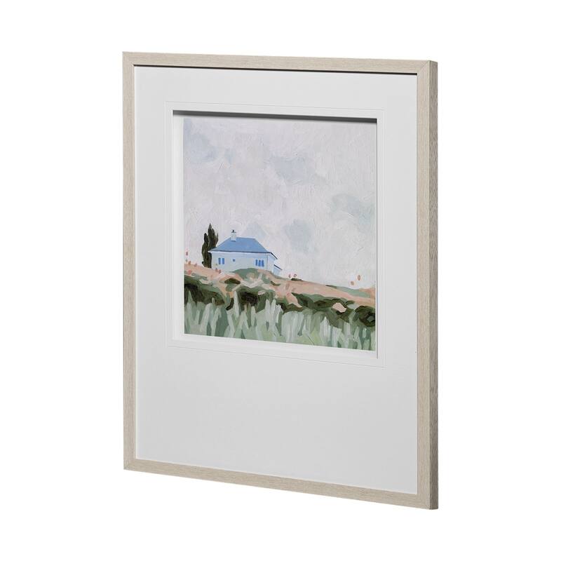 House on a Hill II Framed Art Print