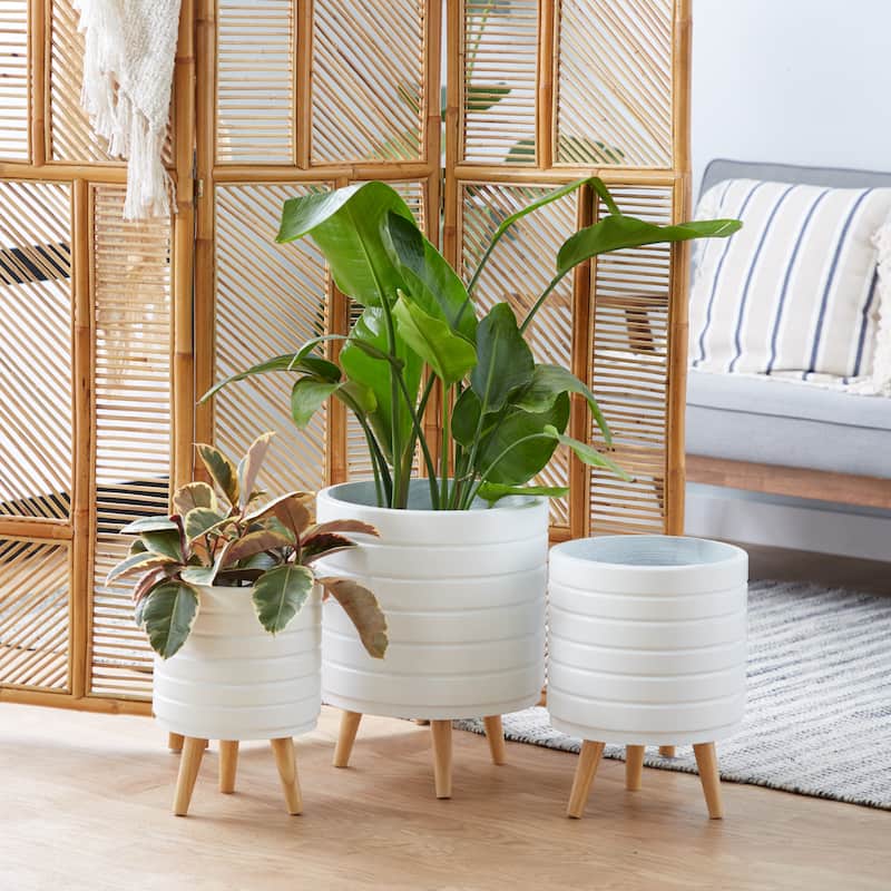 MgO Contemporary Planter (Set of 3) - S/3 14", 16", 18"H