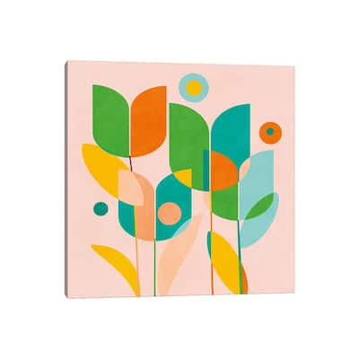 iCanvas "Circles Shapes Tulips" by Ana Rut Bre© Canvas Print