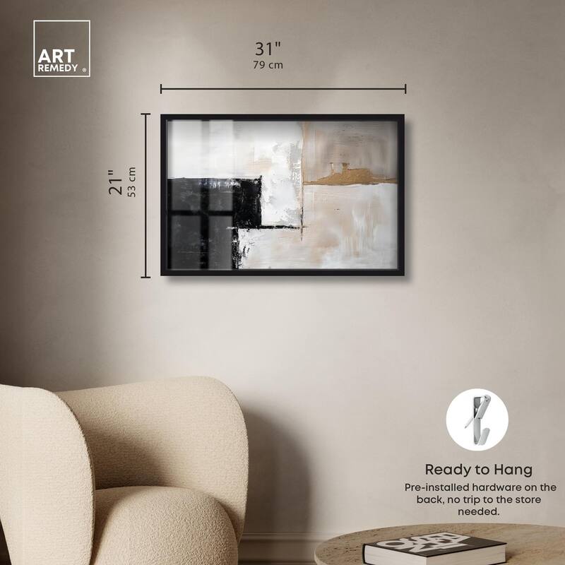 Black Dust and White Ash II Shadowbox by Art Remedy