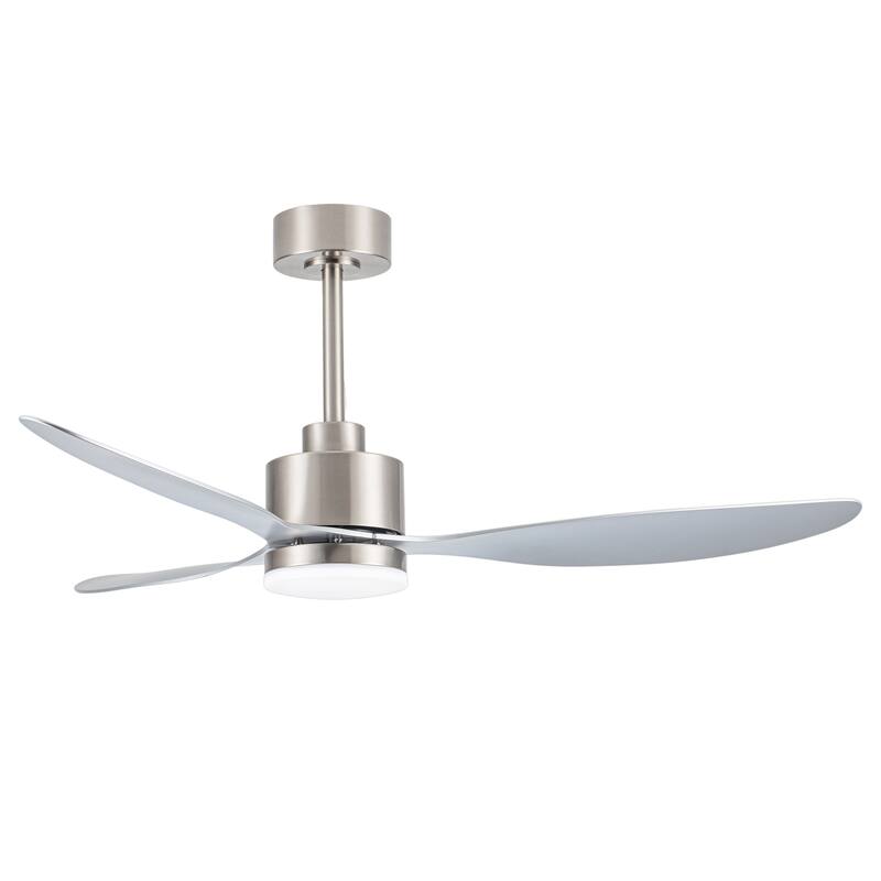 52 Inch LED Ceiling Fan with Lights Remote(3-Blade)