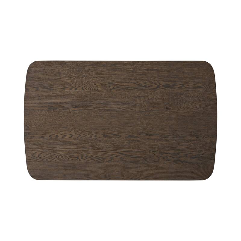 Cater Nightstand-Rustic Brown Oak Veneer