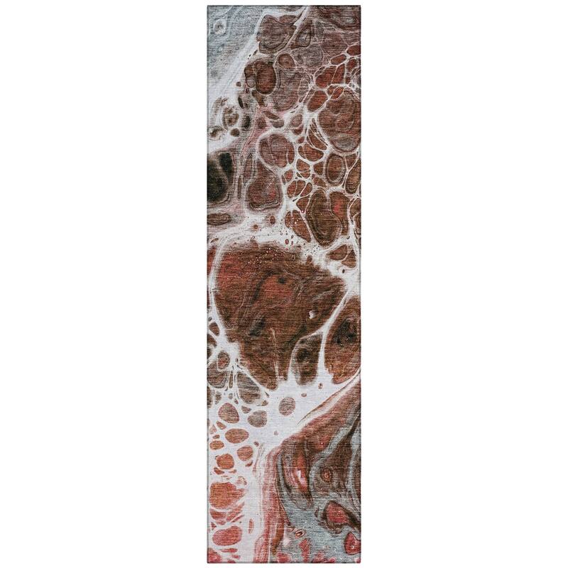 Machine Washable Indoor/ Outdoor Chantille Contemporary Rug