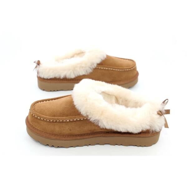 Shop Ugg Womens W Grove Suede Closed Toe Slip On Slippers