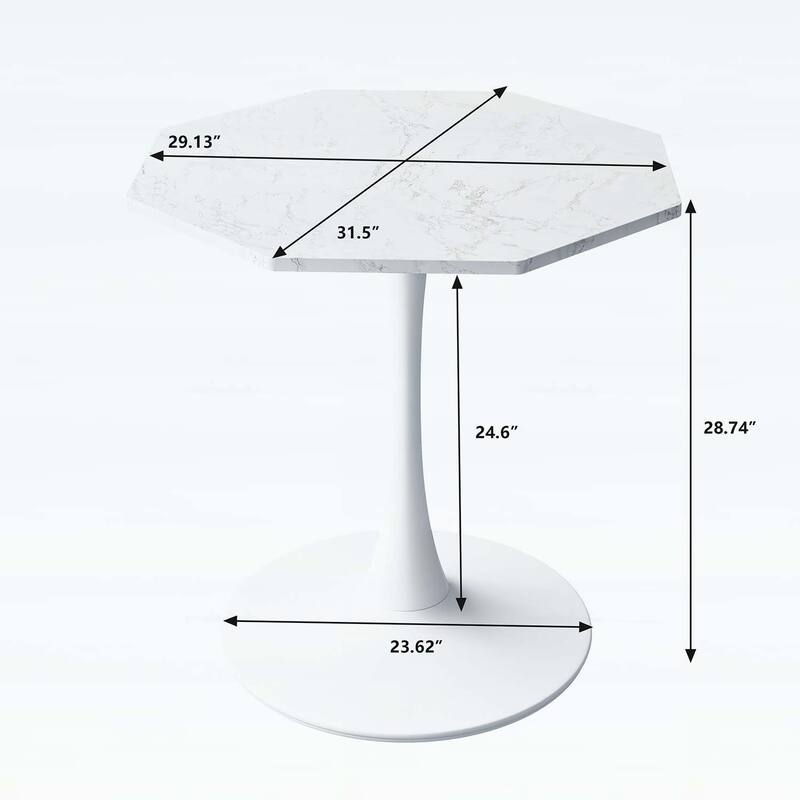 Modern Octagonal Table,Perfect for Various Home Settings