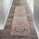 preview thumbnail 16 of 31, Nourison Passion Vintage Persian Medallion Area Rug 2' 2" x 10' - Grey - Runner