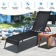 preview thumbnail 6 of 8, Costway Set of 2 Patio Lounge Chairs Sling Chaise Lounge Recliner - 62.5”x26”x40.5”(L x W x H)