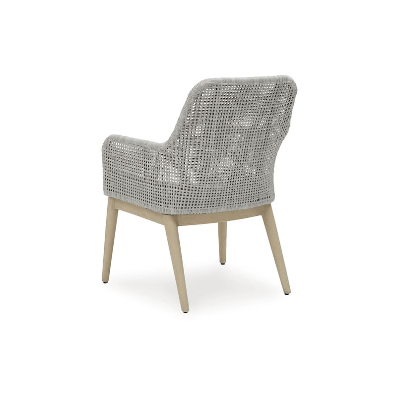 Signature Design by Ashley Seton Creek Brown/Gray 5-Piece Outdoor Dining Package - 80" W x 42" D x 28.88" H