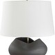 preview thumbnail 5 of 5, Uttermost Nocturne Aged Black Table Lamp - 20"W x 20"D x 23.5"H