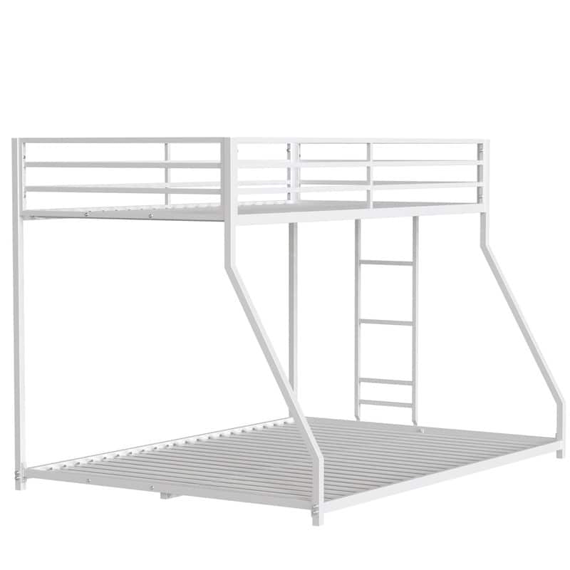 Twin Over Full Metal Bunk, White