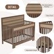 preview thumbnail 48 of 64, Certified Baby Safe Crib, Pine Solid Wood, Non-Toxic Finish, JPMA Certified