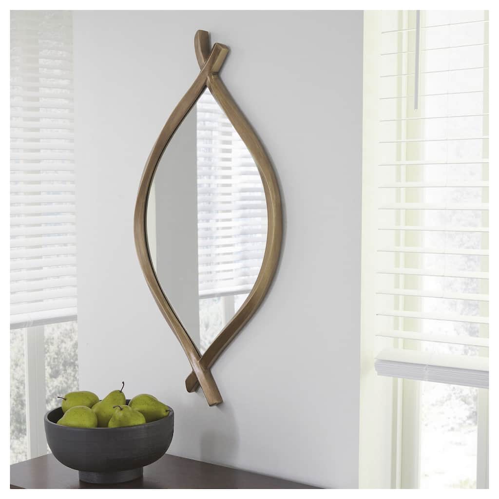 Signature Design by Ashley Bartner Gold Accent Mirror - 18.11" W x 1.25" D x 36.02" H