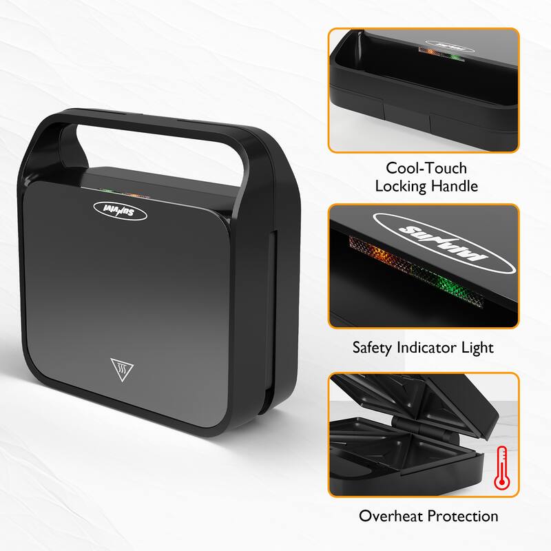 850W 3 in 1 Sandwich Maker - N/A