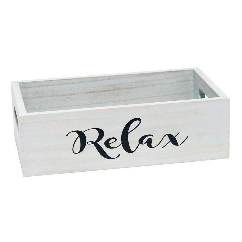 Elegant Designs Three Piece Decorative Wood Bathroom Set